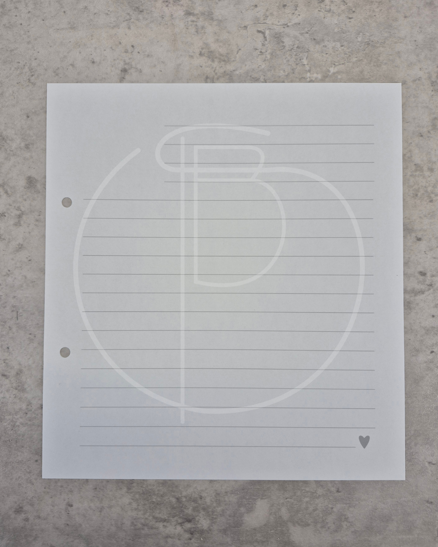 Einlegeblätter liniert 19 x 21 cm