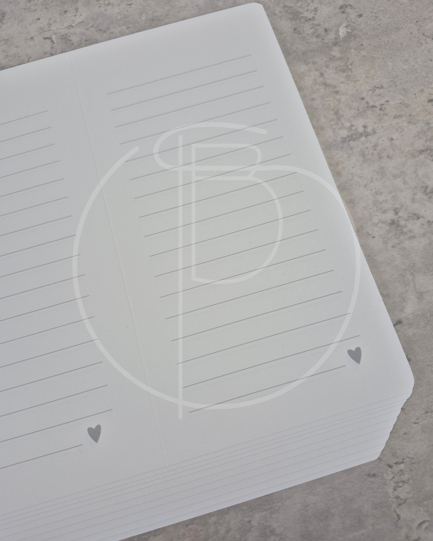 Einlegeblätter liniert für Ringbuch