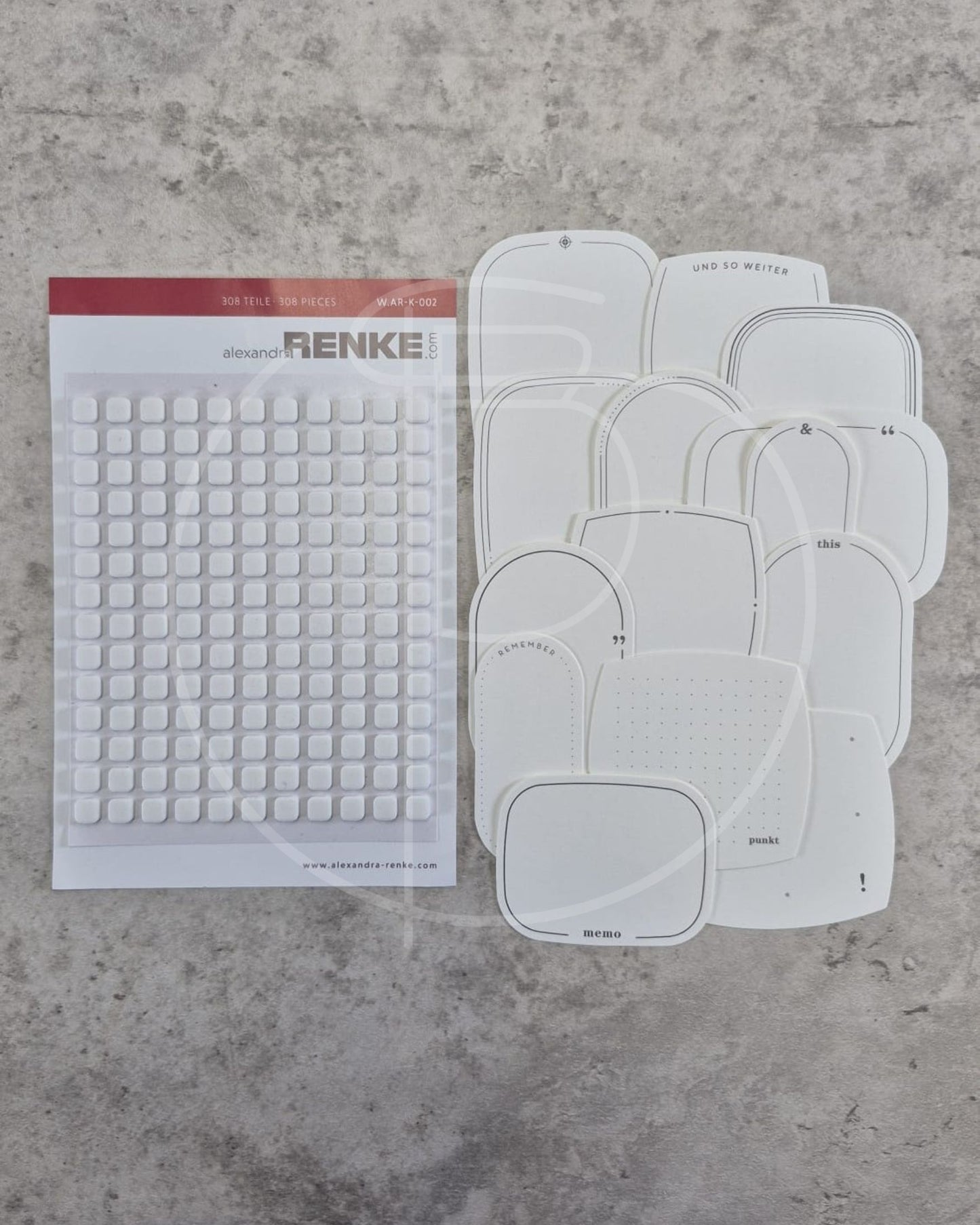 Kreativset  - Beschriften & Gestalten (Eckige Etiketten)