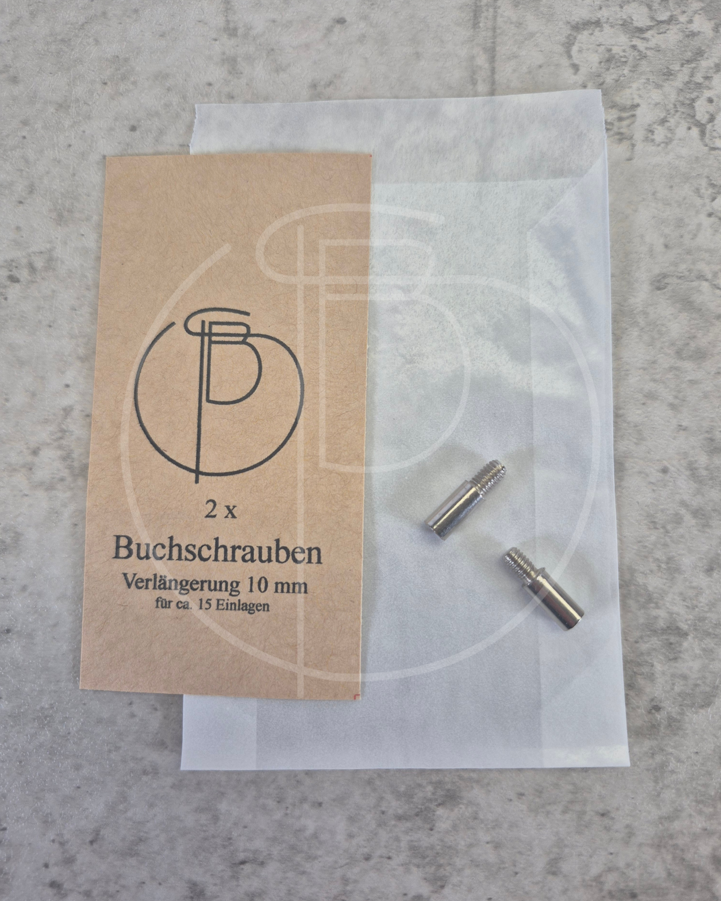 Buchschrauben - Verlängerung