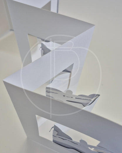 Leporello Flugzeug