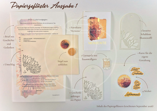 Papiergeflüster - Ausgabe 2 Erscheinungstermin Dezember 2026