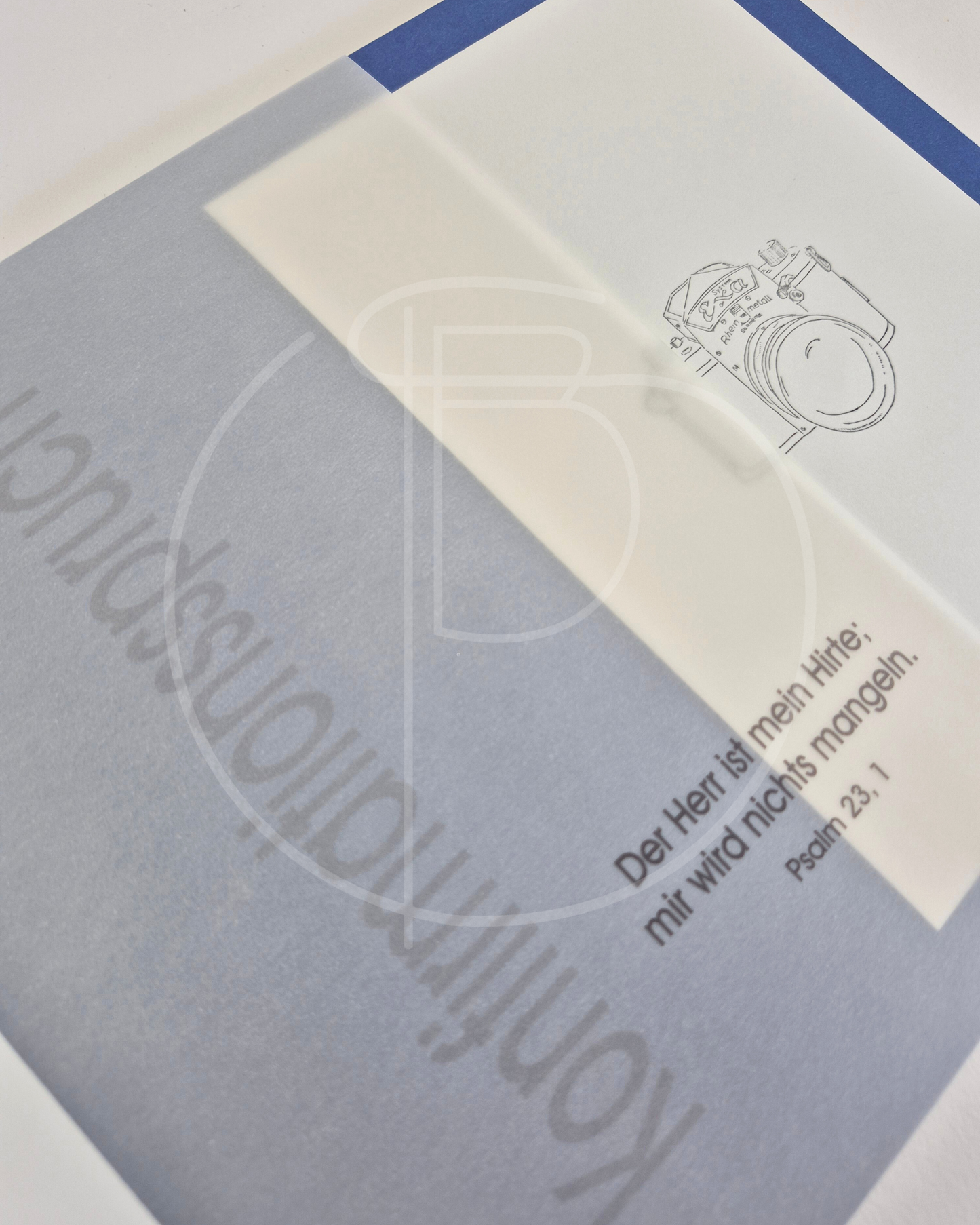 Patendank Album - Taube blau