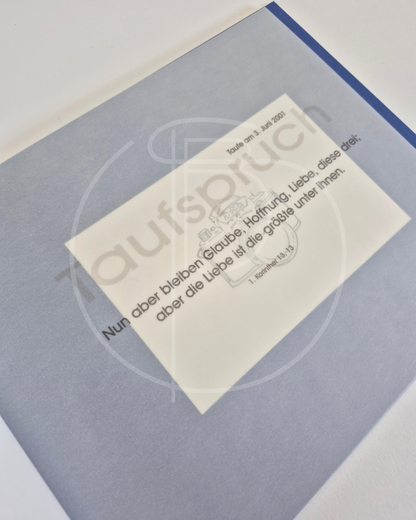 Patendank Album - Fisch blau