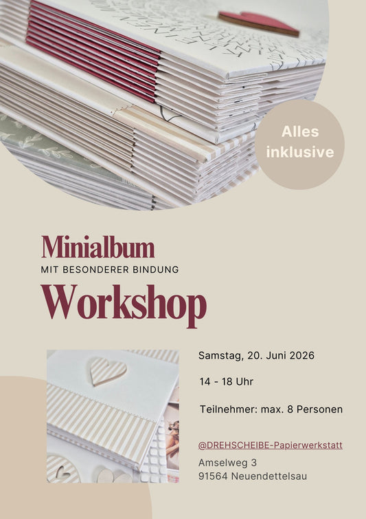 Workshop Mini-Album Samstag 20. Juni 2026